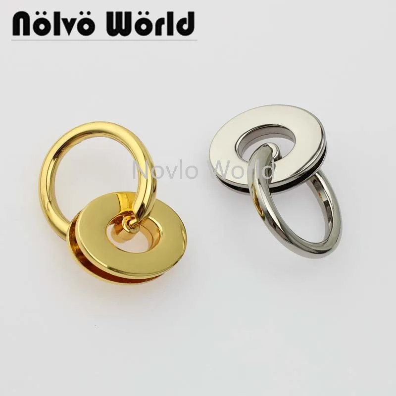 Oval Screw Grommet Plus Detachable U Ring For Purse Bag Shoulder Handle Repair Handbag Strap Connector Messenger Bags Backpack