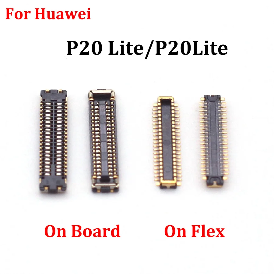 5pcs 40Pin USB Charging Port FPC connector replacement Parts for Huawei P20 Lite P20Lite logic on mainboard/on cable/Flex