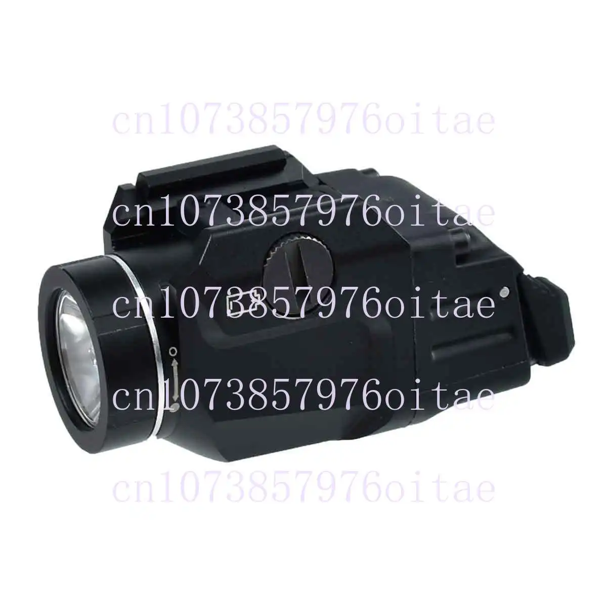 Metal Bottom Hanging Flashlight LED Strong Light Flash Flashlight Outdoor Camping Lighting Mini Light 20MM Guide Rail Universal