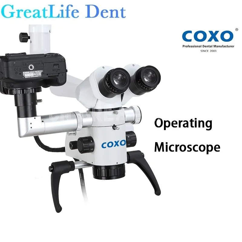 GreatLife Dent C-CLEAR-1 Deluxe Package Coxo Dental Operation Microscope Dental Microscope Surgical Operating Microscope