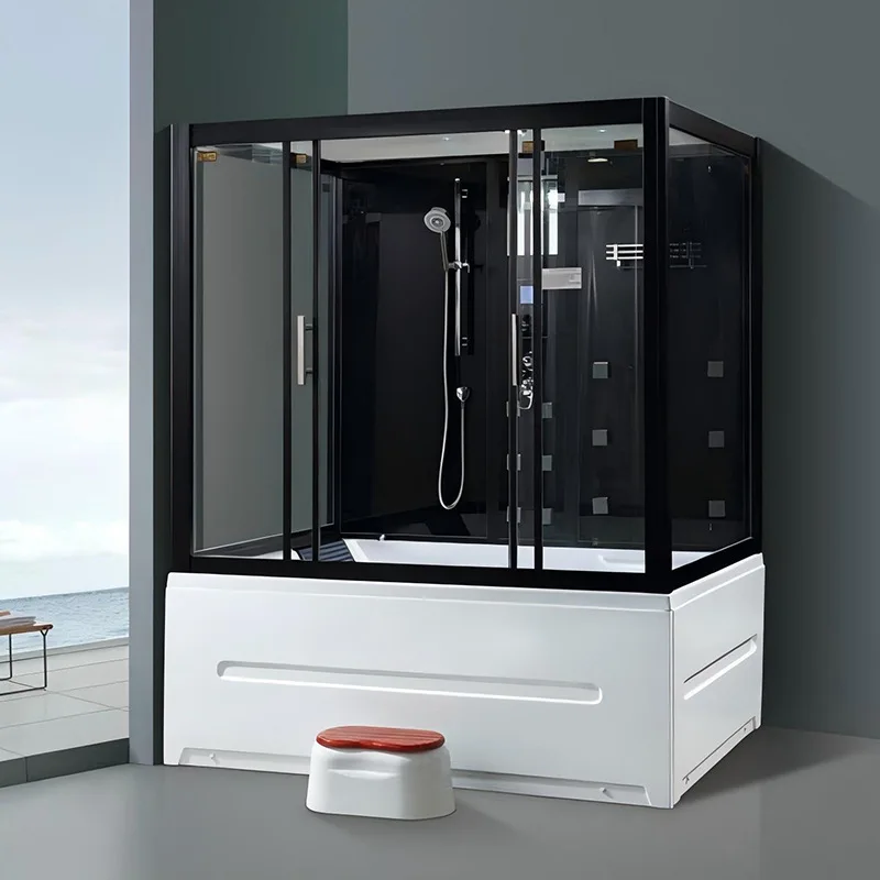 

Household integrated shower room acrylic massage surf tub steam room Household steam shower room
