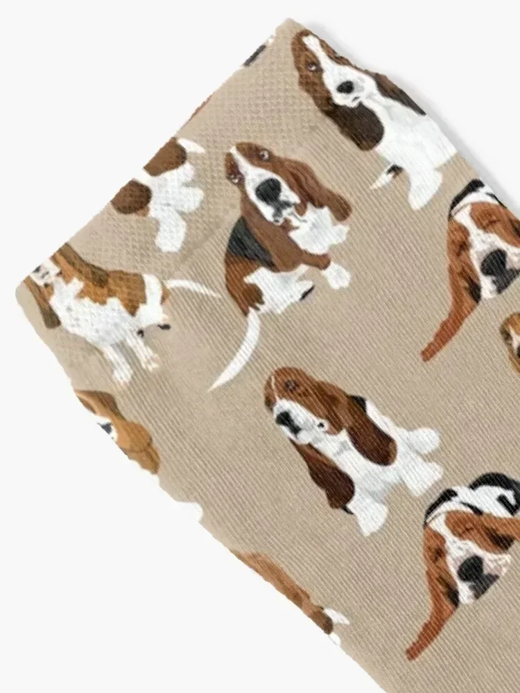 Basset Hound Socks hip hop gifts Designer Man Socks Women's