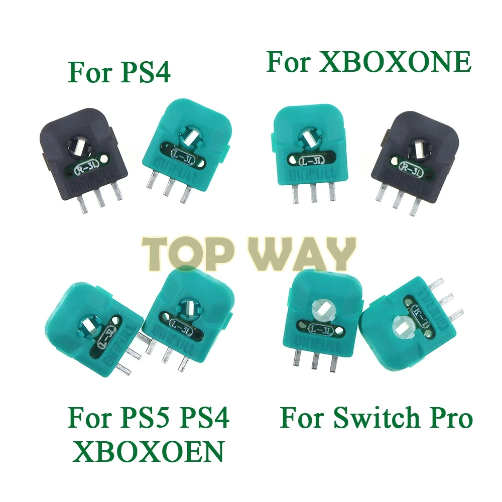 25sets=50PCS 3D Joystick Hall Potentiometer Sensor Module Axis Resistor For PS5 PS4 XBOXONE Switch Pro Effect Micro Switch