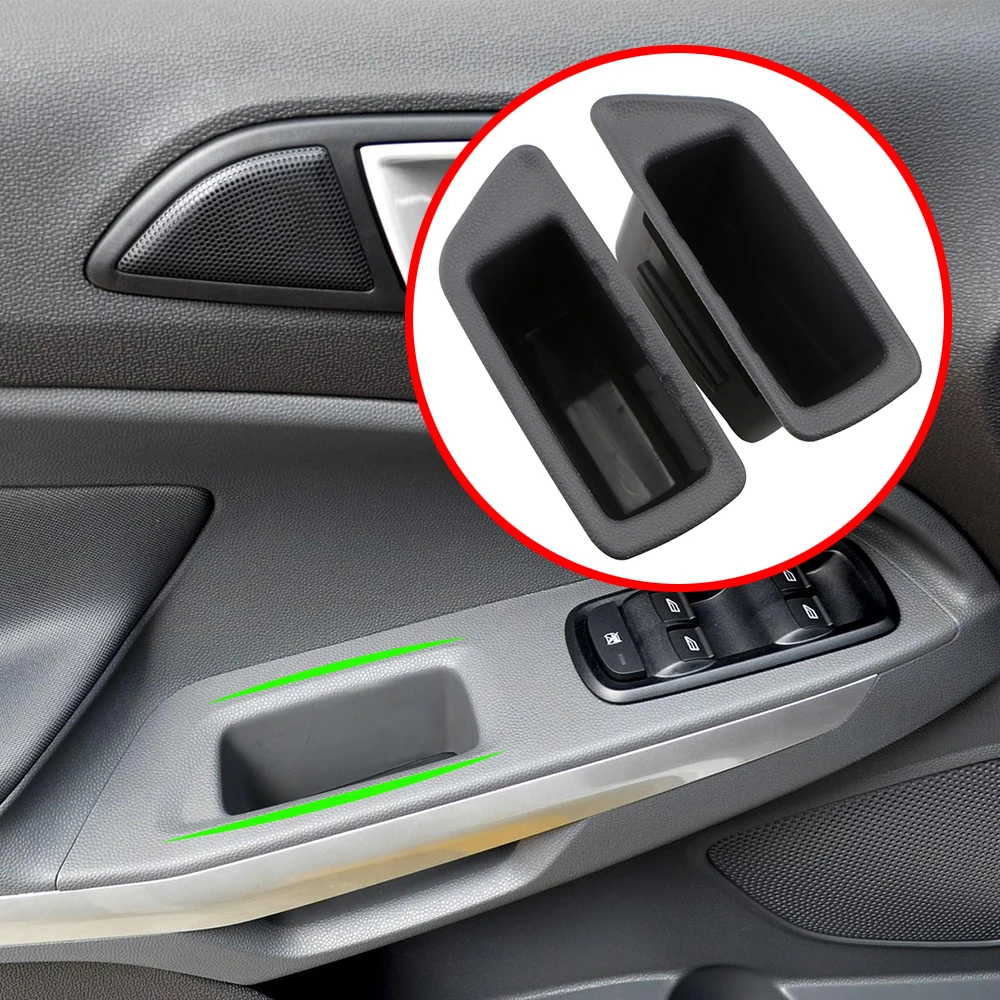 Car Glove Box for Ford New Ecosport 2018 2019 2020 Accessories Car Inner Door Armrest Front Storage Box Container Case