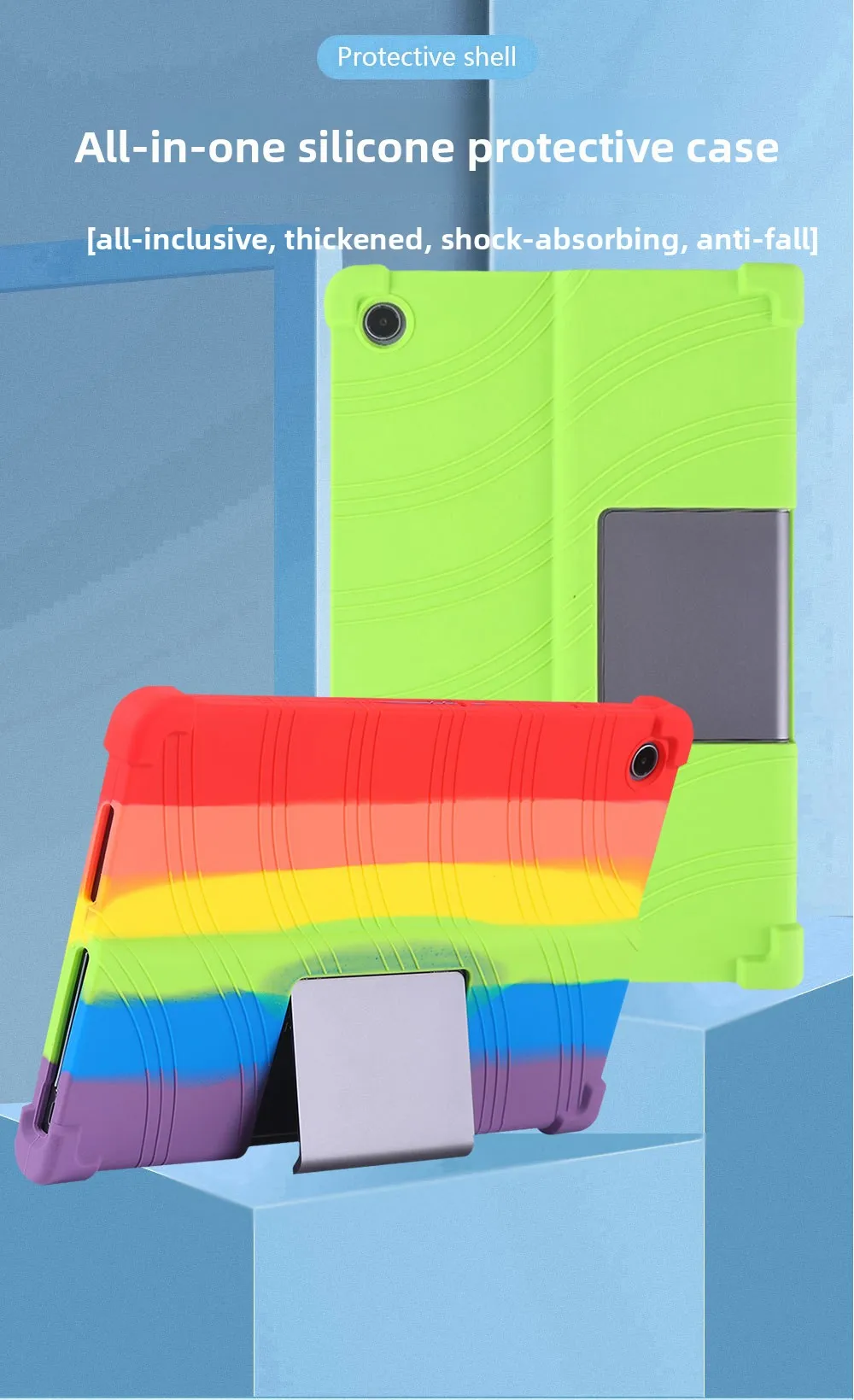 FÜR Lenovo Tab Plus Hülle 11,5 Zoll Silikon Stoßfeste Standhülle TB351FU Xiaoxin Pad Studio – Detail 1
