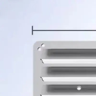 Stainless Steel Air Direction Plate Designed for Air Conditioner Outdoor Units to Maintain Consistent Air Guidance Performance