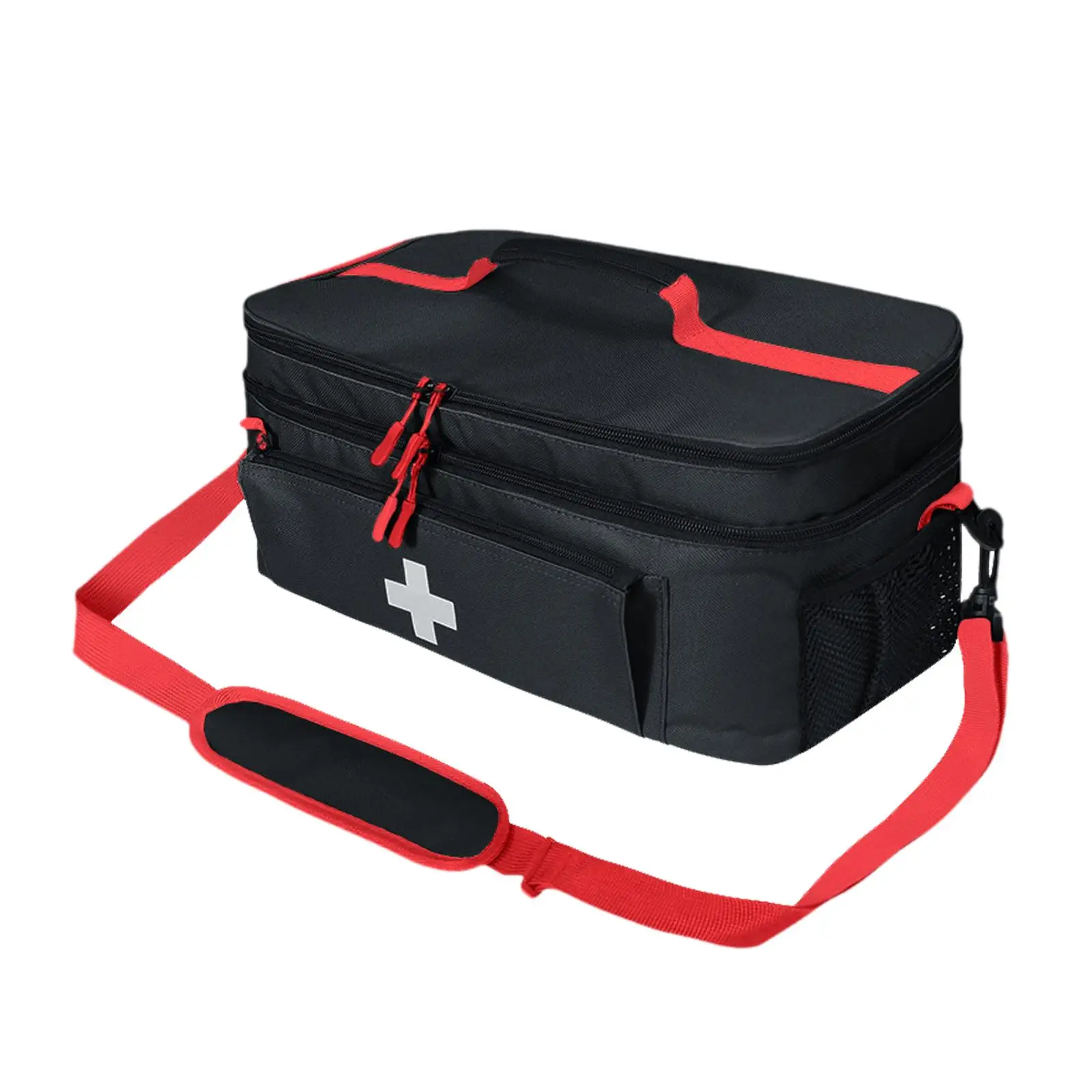 Polyester Easy To Carry First Aid Bag Emergency First Aid Bag Medical Storage With Adjustable Strap Providing Ample