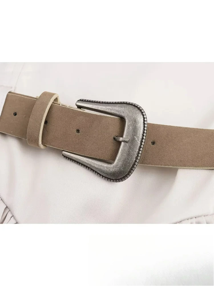 KONDALA Vintage Chic Casual vestido de mujer sólido Cami fajas pliegues sin mangas Mini Vestidos nueva moda 2025 vestido de vacaciones de verano