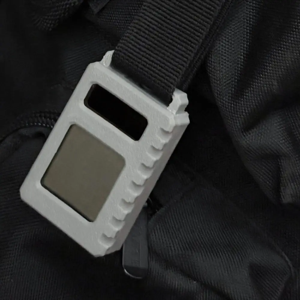Solar Digital Hygrometer Outdoor Environment Monitor For Camping Hiking Backpack Clip Accessory Tool