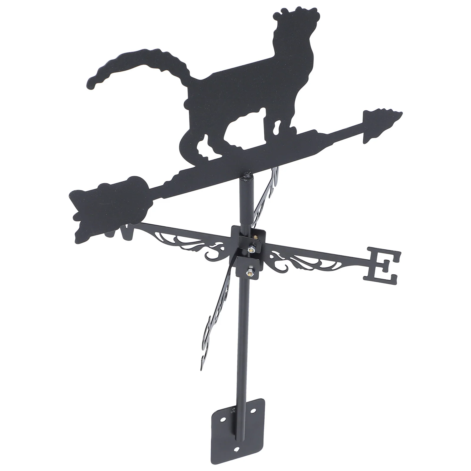 Wind Vane Rustic Outdoor Decor Patio Weathervane Stainless Steel Weathervanes Metal Garden Stake Direction