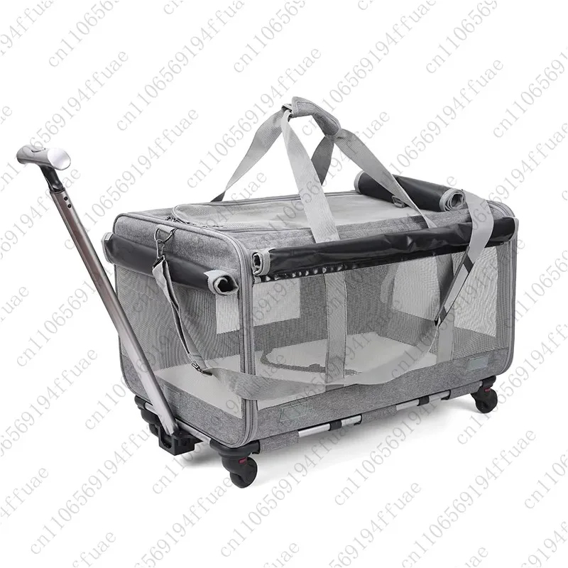 

Сумка для домашних животных, сумка для кошек, большая вместительная сумка для домашних животных, дышащая и удобная, портативная сумка, складная