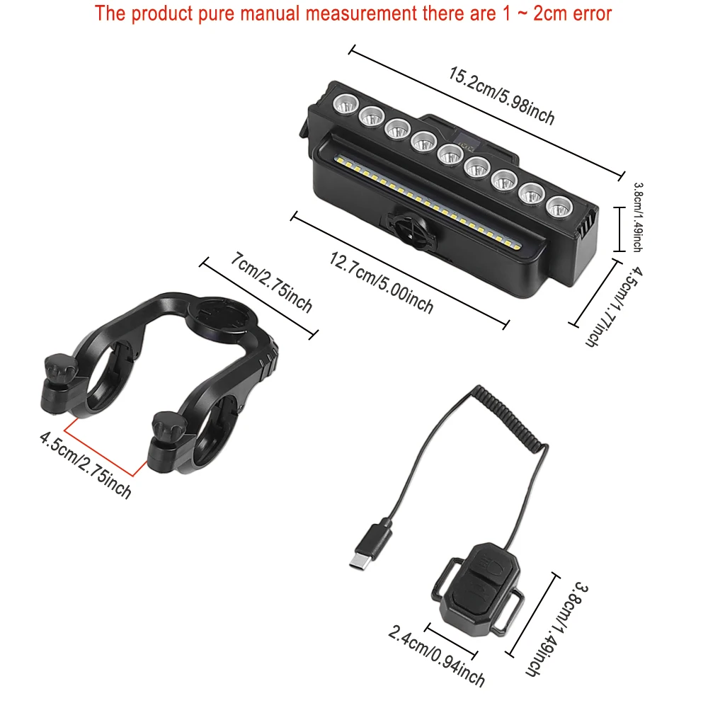 Vordere LED-Leuchte für Elektroroller, Sicherheits-Frontlampe, Wasserdichte Lampe für Ninebot Max G30 G2 G3 und Kugoo – Detail 26
