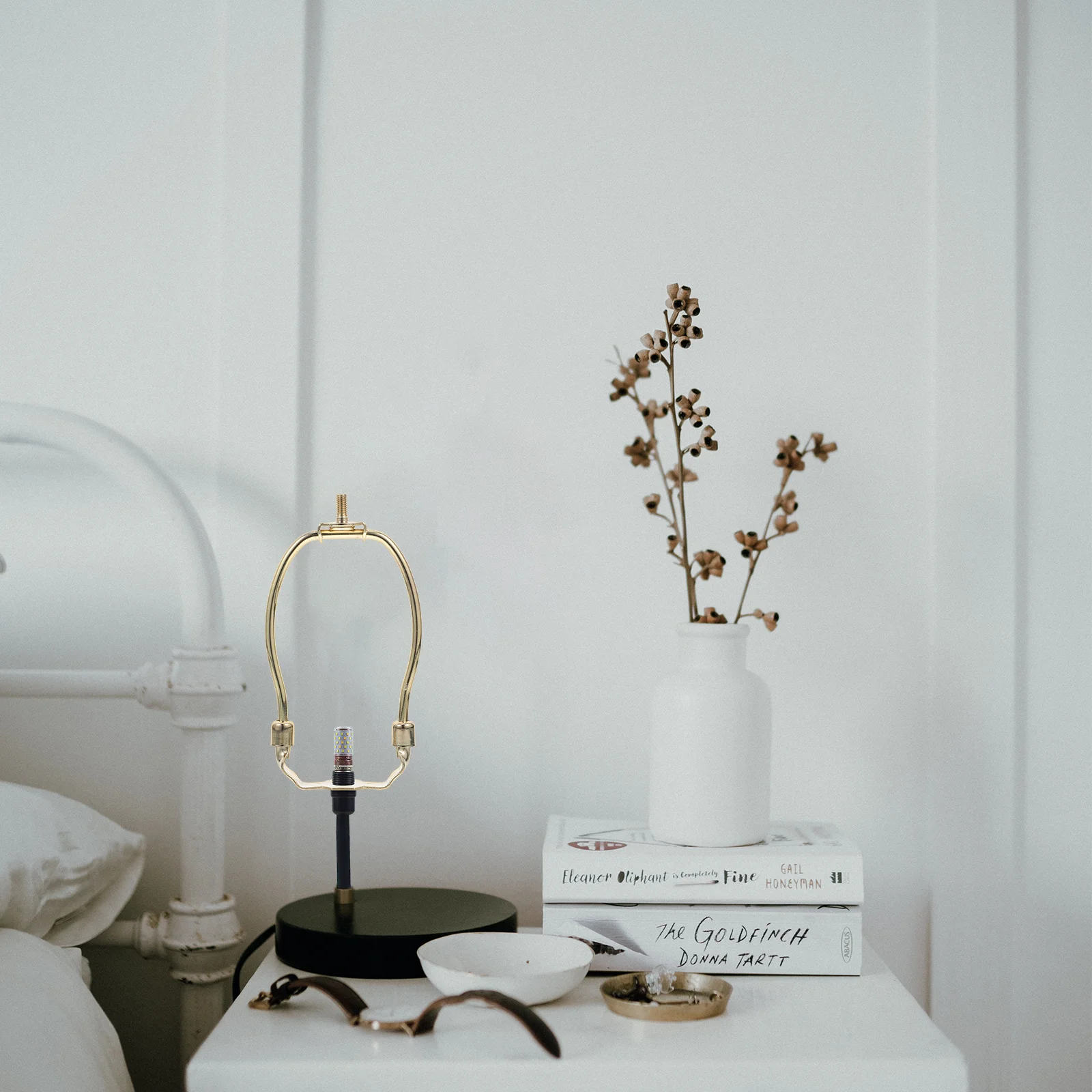 

2Pcs Lighting Accessories Lamp Harp Holder Support Frame for Wire Lampshade DIY Lamp Shade Frame Replacement Mounting Hardware