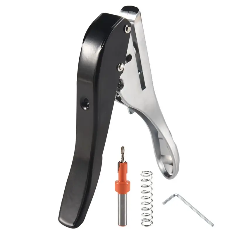 

Круглый дырокол-закруглитель углов для бумаги, фотографий, карт, кредиток, диаметр отверстия 8 мм, с креплением на шуруп