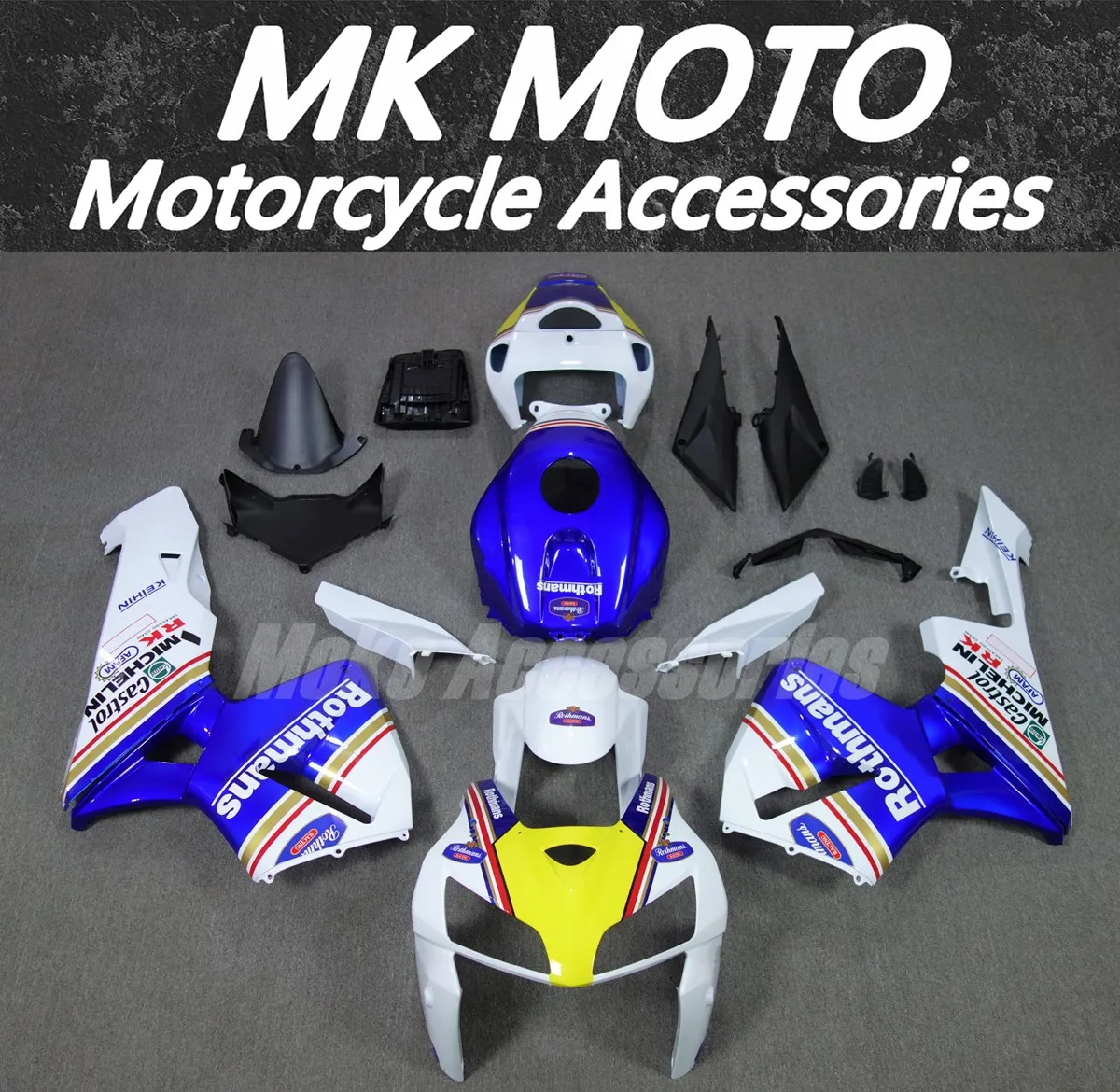 

Motorcycle Fairings Kit Fit For Cbr600RR 2005-2006 Bodywork Set F5 05-06 High Quality ABS Injection New White Yellow