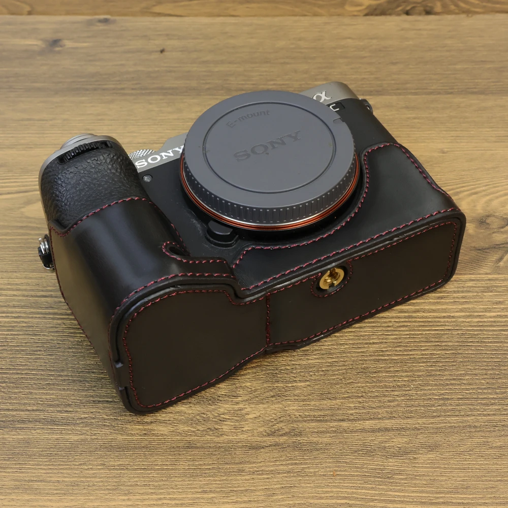 A7C2 PU pół-podstawowa obudowa obudowa ochronna obudowa do Sony A7CII A7CM2 A7C II , A7C Mark II, alfa 7C II, kamera ILCE-7CM2