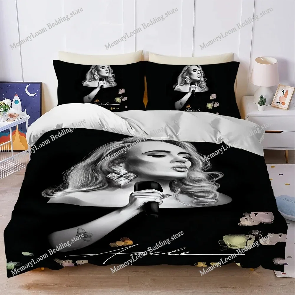 

Hot Singer Adele 30 Duvet Cover Set Home Style Bedding Soft Laundry Cotton Bed Four Seasons Student Dormitory Home Textileextile