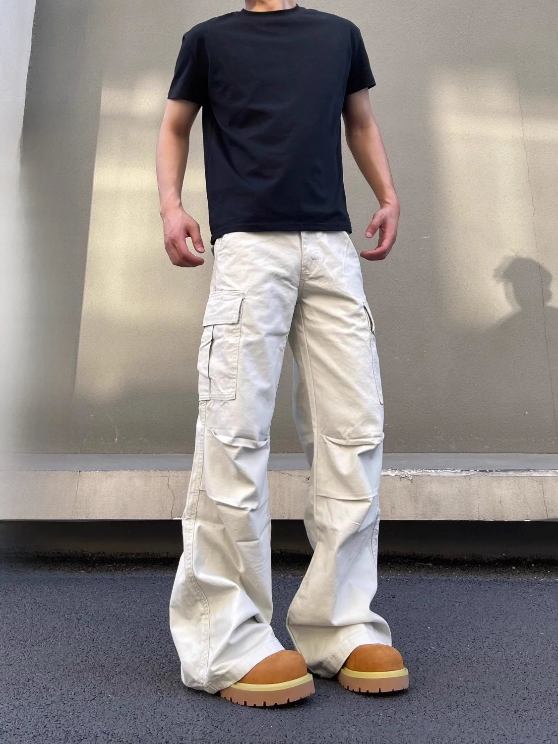 

Американские ретро-брюки унисекс с широкими штанинами, свободные повседневные рабочие брюки в уличном стиле, длинные брюки для пар