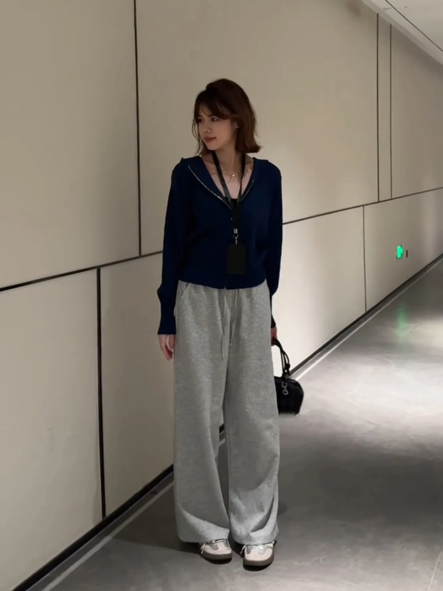 Morbido e accogliente con cappuccio lavorato a maglia Jaet da donna allentato autunno inverno cerniera ort maglione unico top pendolarismo Sle maglieria di colore puro