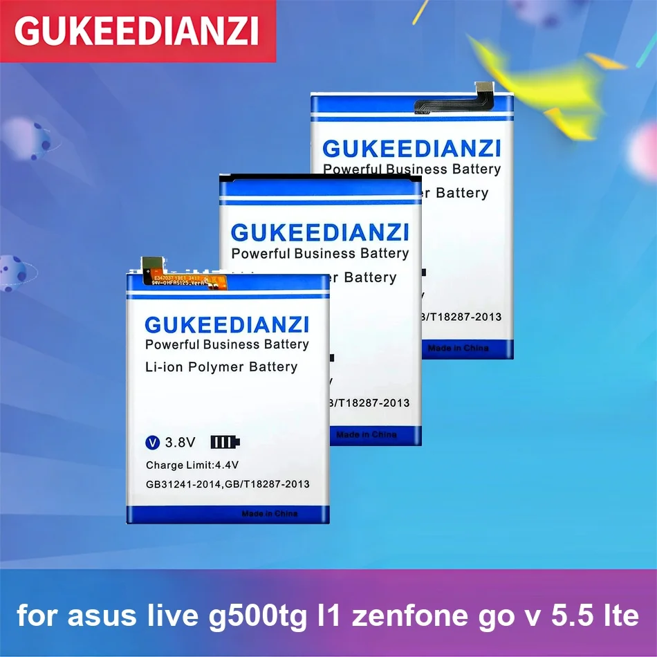 

Mobile Phone Battery Long-Lasting C11P1702 C11P1506 C11P1709 3500-5650mAh For Asus Live g500tg L1 For Zenfone GO v 5.5 Lte