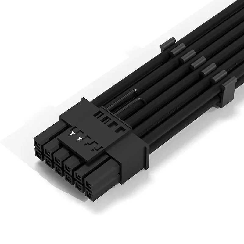 

16 Pin to 3x8Pin(6+2) Sleeved Extension 16AWG Cable Compatible for GPU 3090Ti RTX 4080 4090, 12VHPWR PCI - e 5.0 Extension Cable