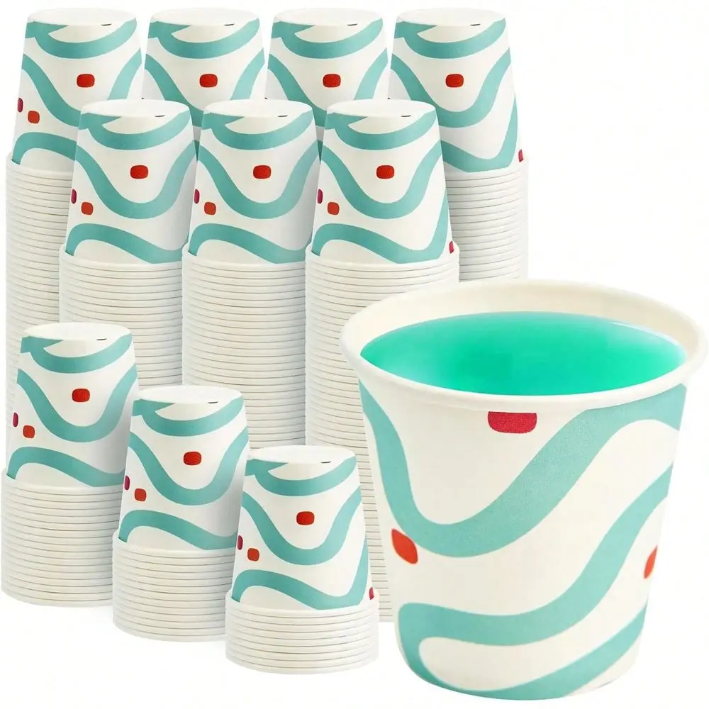 Pack 3 Oz Bathroom Paper Cups, Disposable Paper Cups, Mouthwash Cups, Paper Coffee Cups, Bathroom