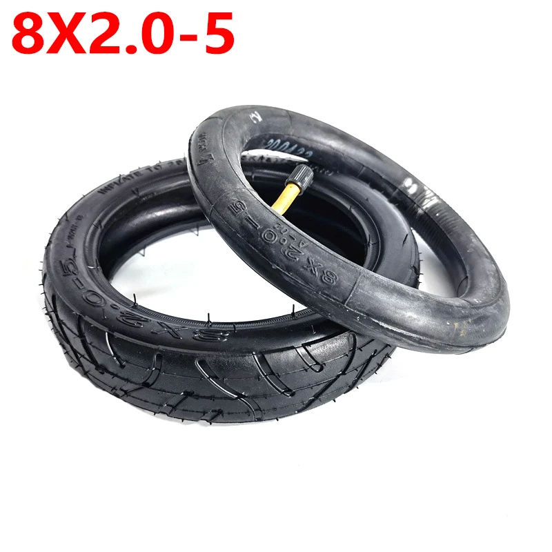 

Good Reputation Pneumatic Tire 8X2.0-5 8x2.00-5 Inner Tube and Tyre for Electric Scooter Baby Trolley Motorcycle Part