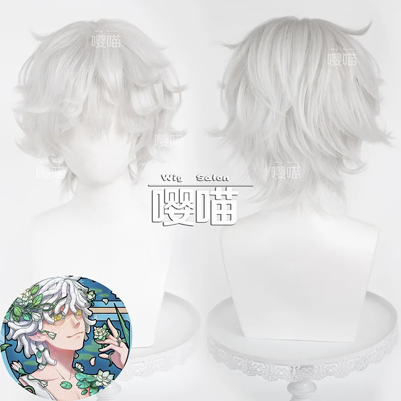 Patient Emil Cosplay Wig Game Identity V Heat Resistant Synthetic Hair Anime Halloween Cosplay Costumes Patient Emil Wigs Party