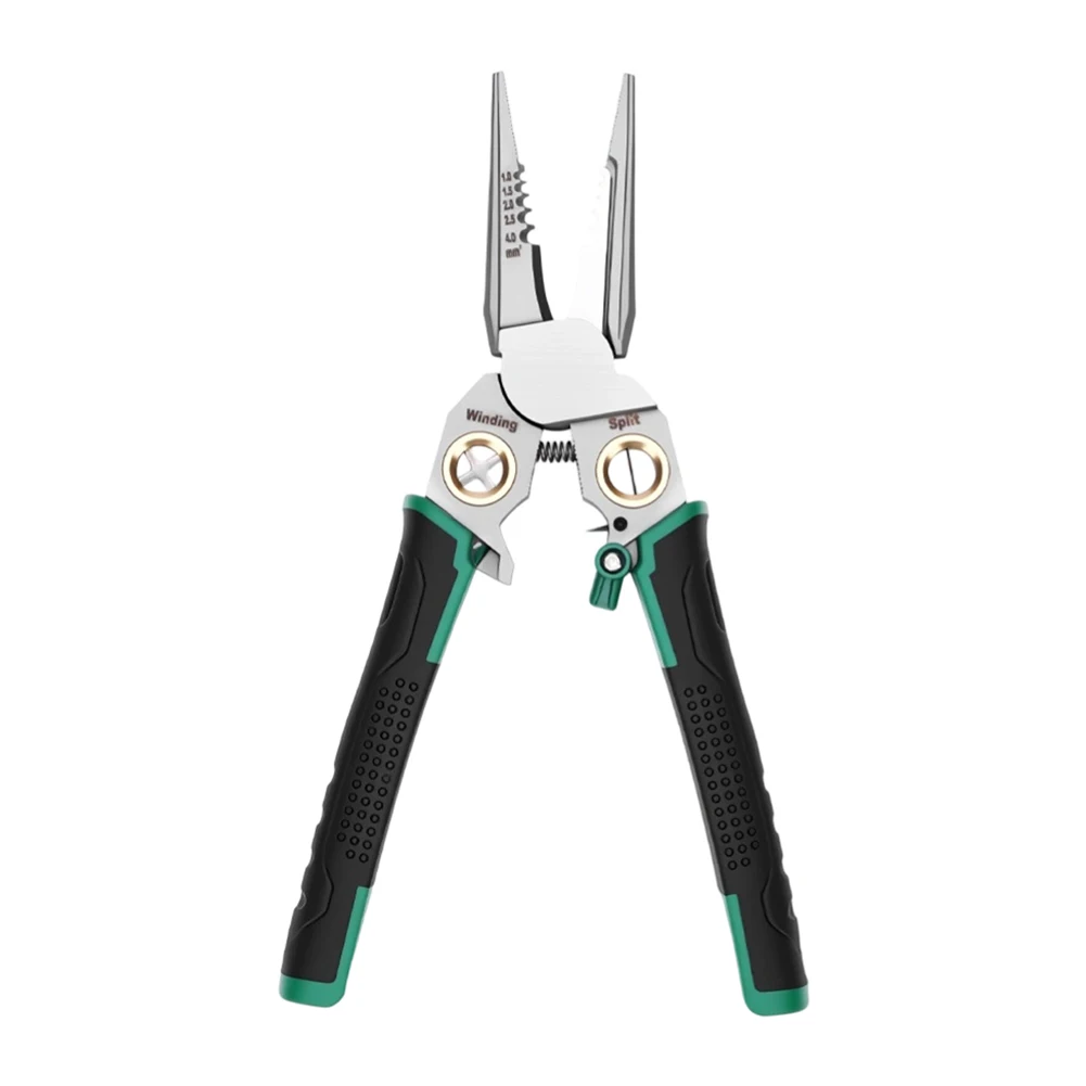 Ergonomic Wire Stripping Pliers with Padded Grip and Stainless Steel Construction for Precise Wire Insulation Removal by Jitende