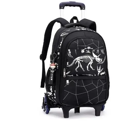 kids School Rolling backpack for boys School Satchel with Wheels Trolley Luggage Bag School Trolley Bags School Wheeled backpack