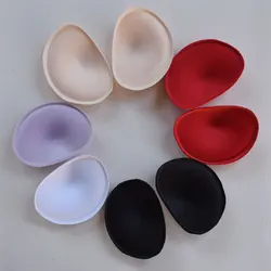 1pair Sexy Women's Bra Pads Insert Removable Padding Brassiere Breast Enhancer sopnge Push Up Cups for Swimsuits Bikini