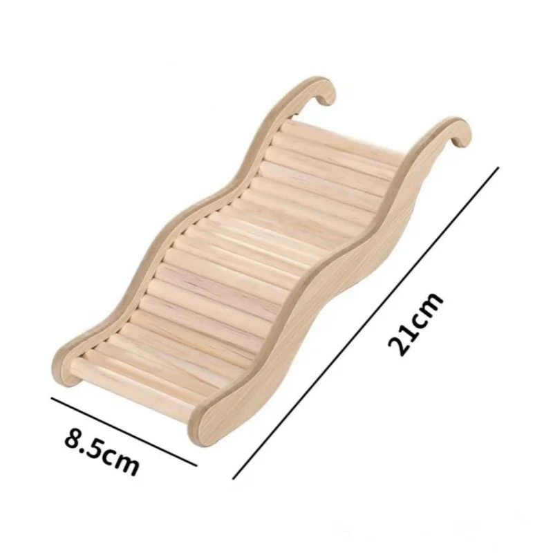 Wave staircase wooden hamster toy pet supplies Wave staircase wooden toy staircase