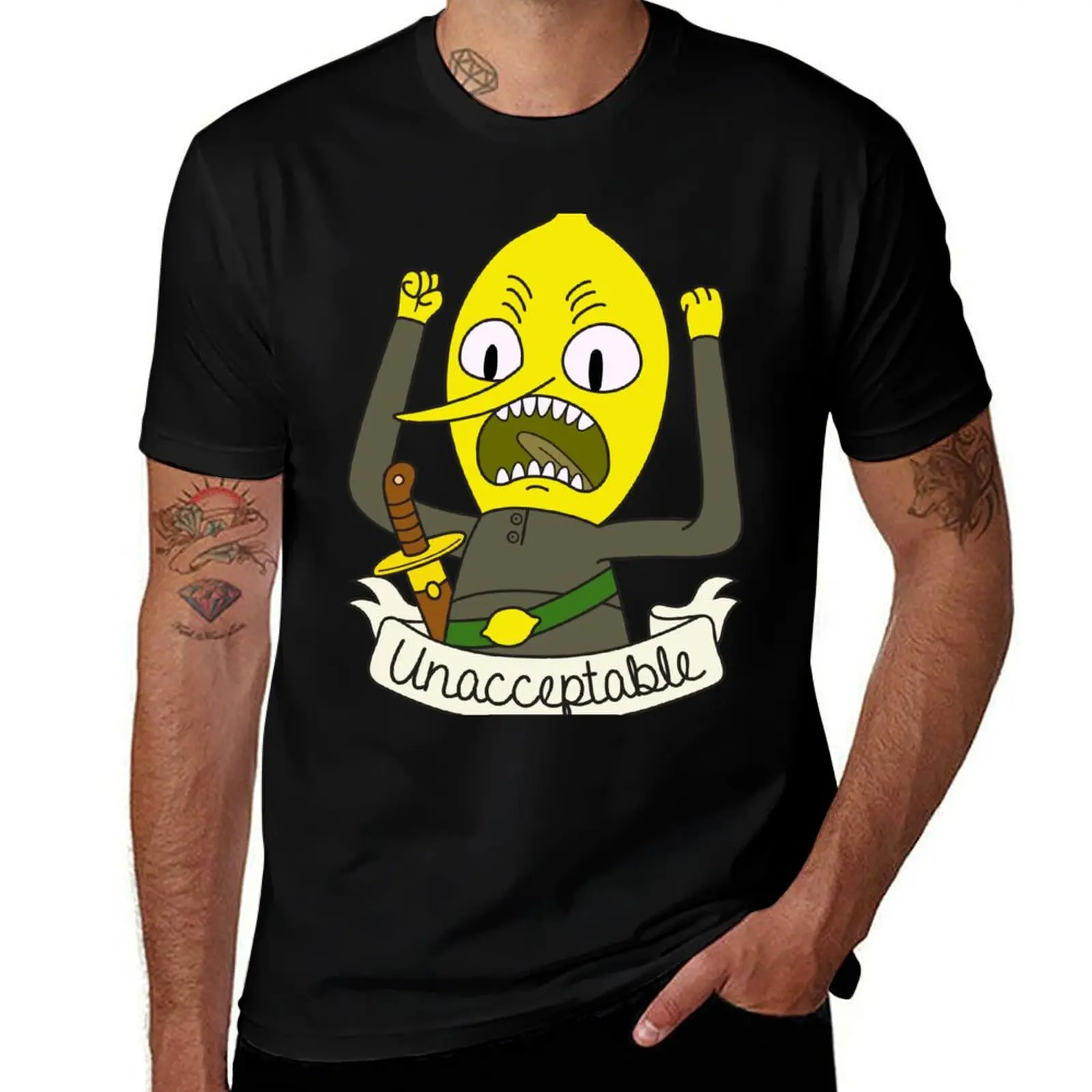 

Lemongrab T-Shirt Minimal Art Print T-Shirt