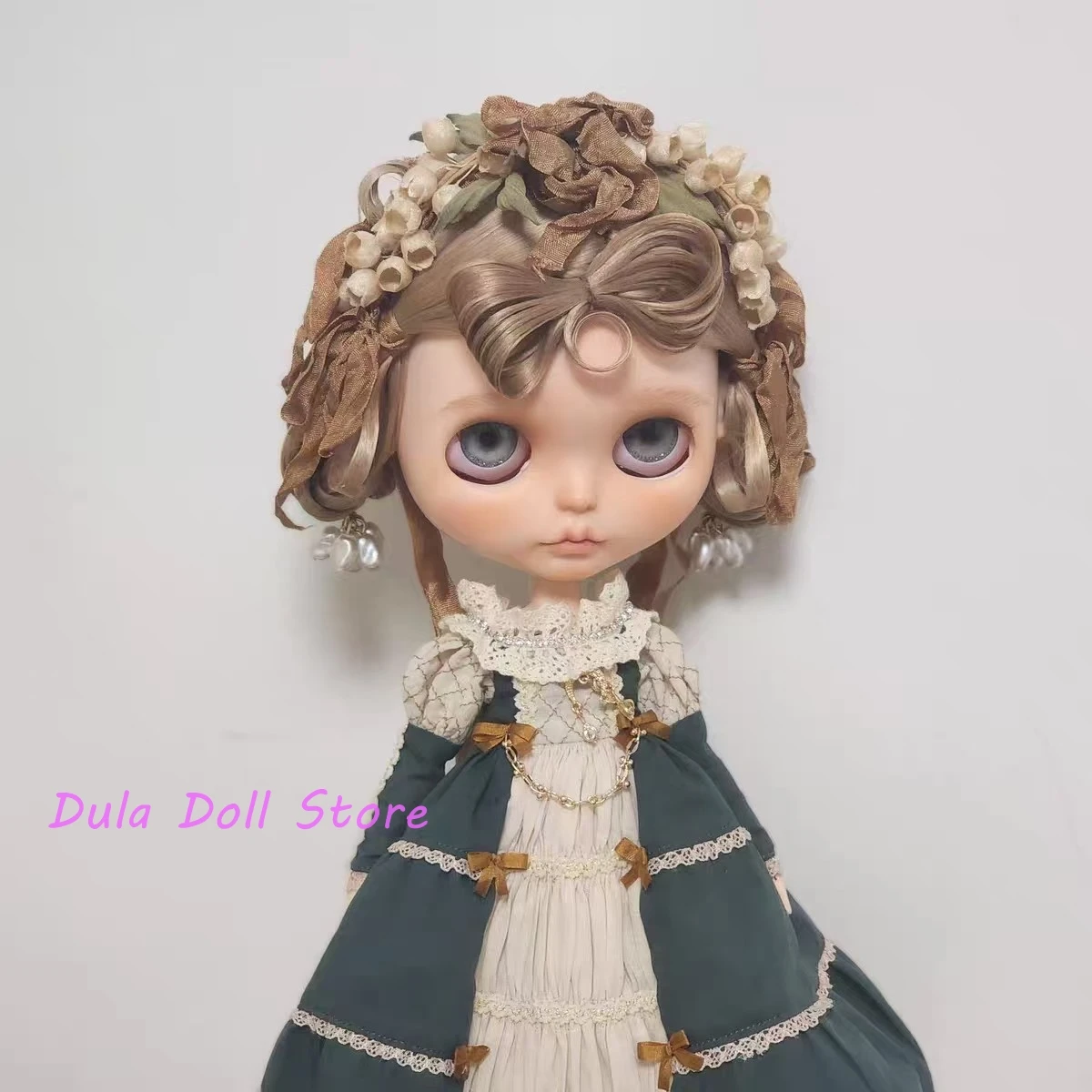 Dula Doll Clothes Dress Crown Queen skirt Blythe Qbaby ob24 ob22 ob27 Azone Licca ICY JerryB 1/6 Bjd
