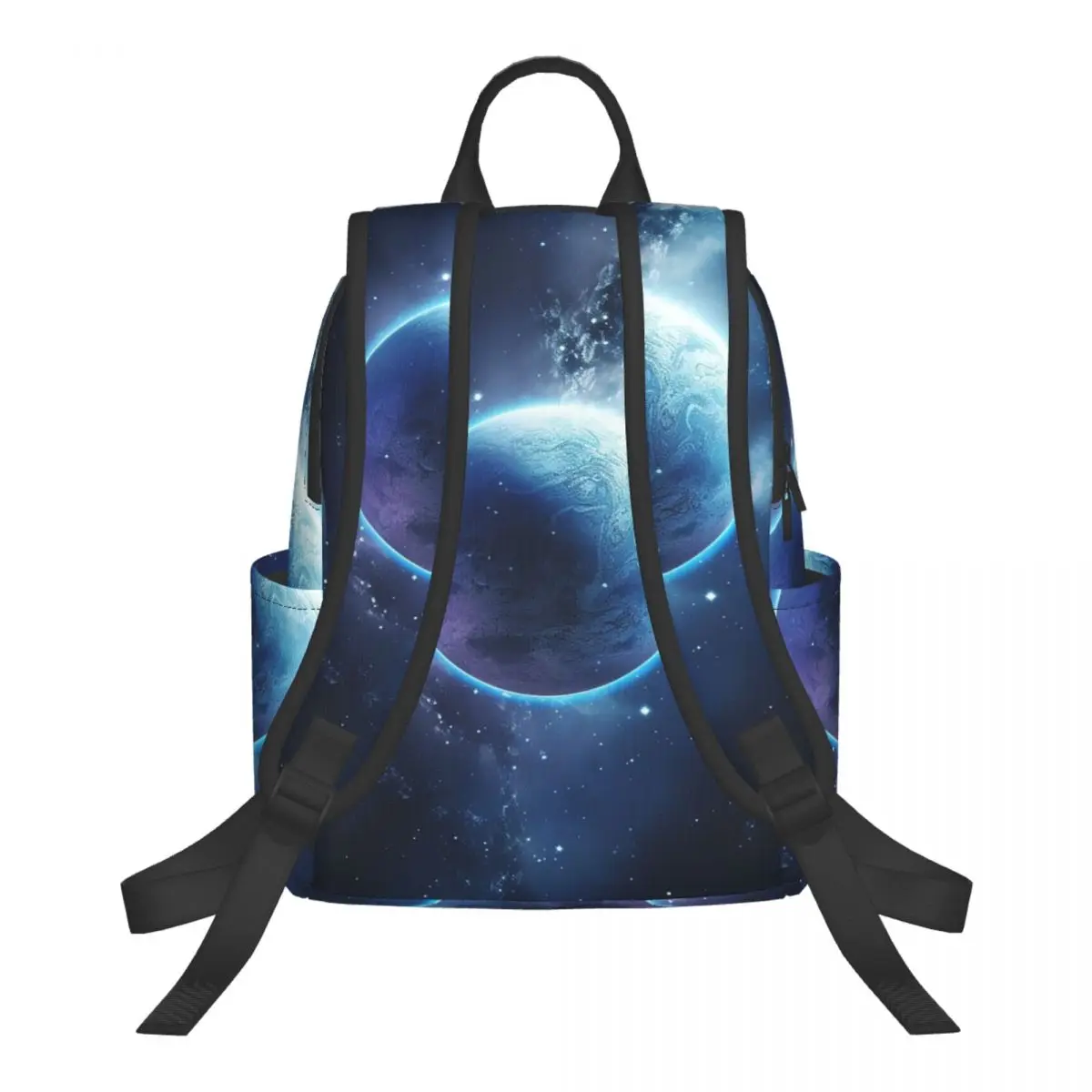 Planet Earth Student Backpack School Bag Hiking Travel Daypack for Men Women Bookbag Shoulder Bags