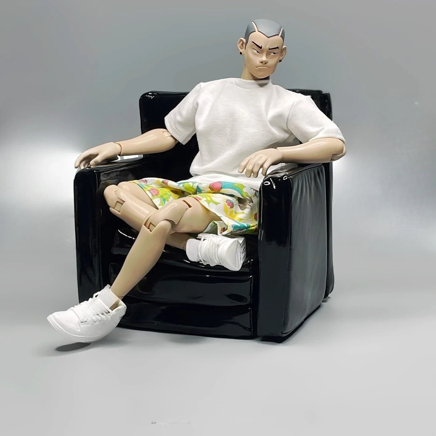 CROWDHTOYS 1/6 Schaal Mannelijke Soldaat Trend Shorts T-shirt Kleding Model voor 12 "Actiefiguren Lichaam Decoratie