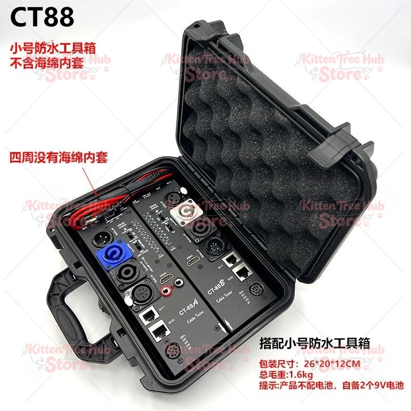 automatic detection audio cable tester detachable  audio cable tester