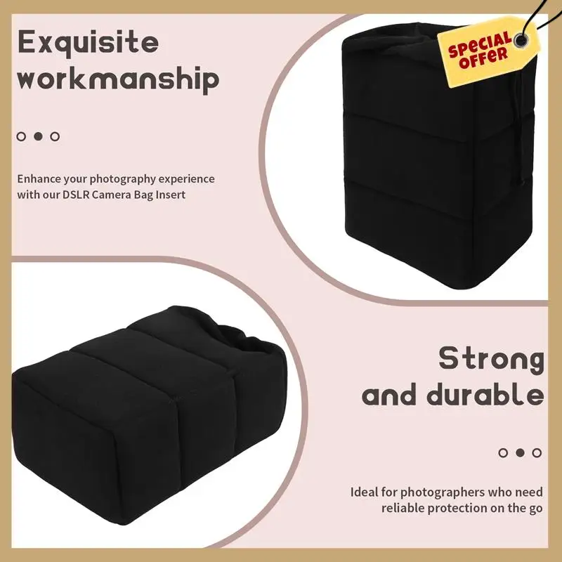 

Waterproof DSLR Camera Inserts Bag Portable Protector Bag Drop-Proof Handbag-WMAN