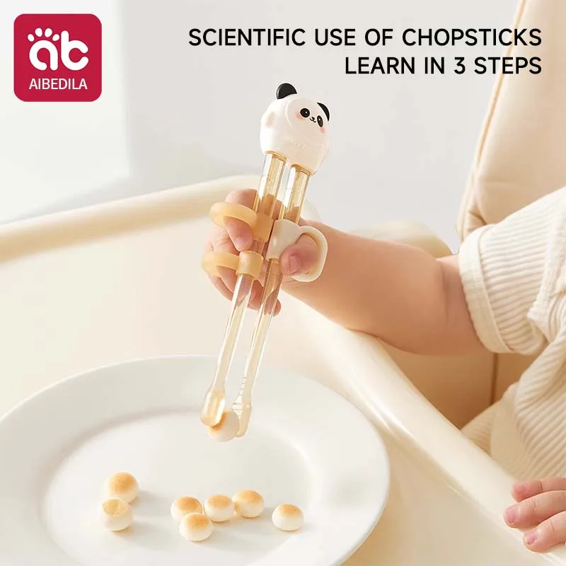 Cartoon Animal Chopsticks For Children Cute Rabbit Panda Elementary Learning Chopstick Baby Kids Training Tableware Food Sticks