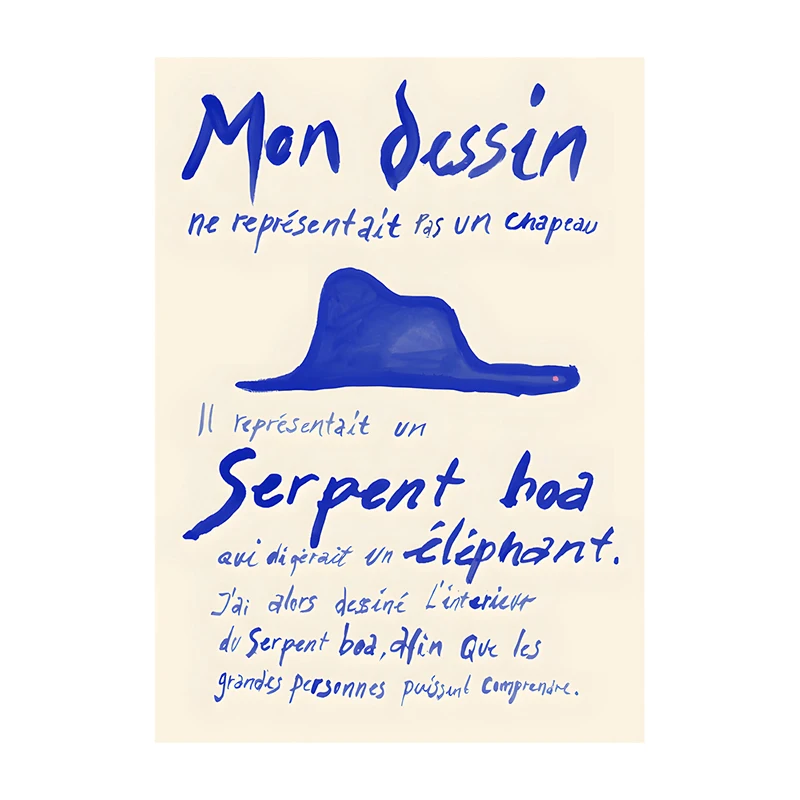 Bauhaus – affiche d'exposition, parodie de Parisienne, peinture sur toile abstraite, tableau d'art m