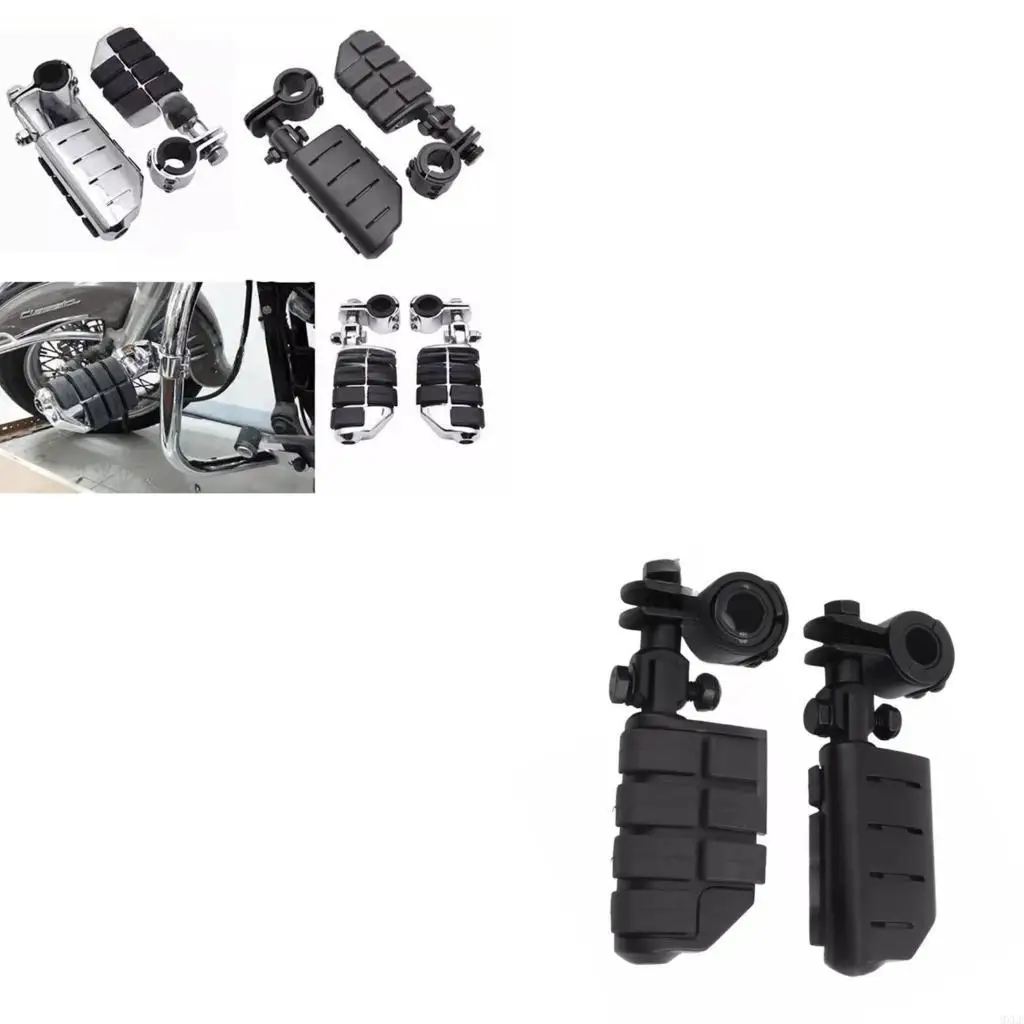 Foldable Foot Pedals Non Slip Texture Footrests Universal Fit for Bike 883