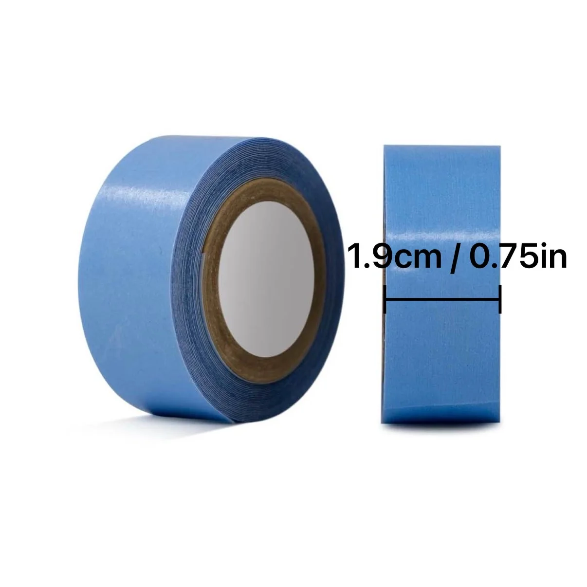 3/4 "(1.9 سنتيمتر) * 3 ياردة شريط شعر مستعار دانتيل لفة مقاوم للماء قوي شريط لاصق على الوجهين الباروكات الشريط للشعر المستعار الدانتيل