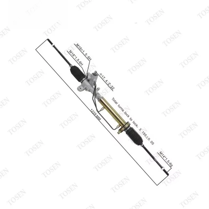 Steering System Parts Rack Pinion Steering Rack 191422055 191422065C for VW Golf Jetta2