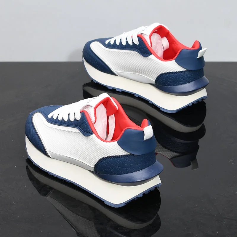 

Новые мужские сетчатые нескользящие кроссовки в стиле Форреста Гампа, высококачественные женские повседневные нескользящие кроссовки на платформе, спортивная и женская обувь