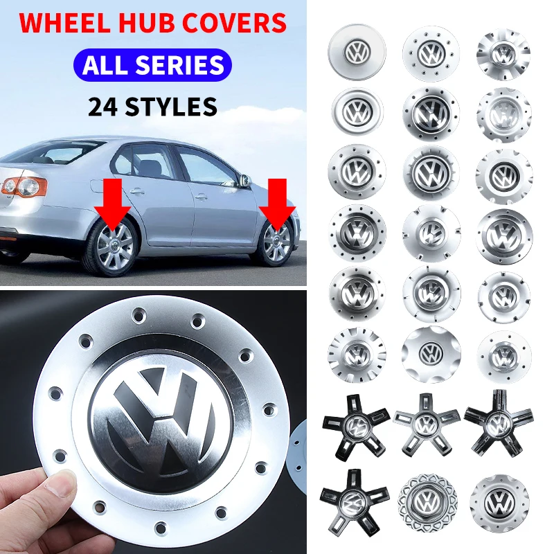 4pcs 3BD601149B C8052K150 C1007K148 XW0609-15 C7072K143 C5067K144 Car Logo Wheel Center Cap Hub Covers Badge for Volkswagen VW