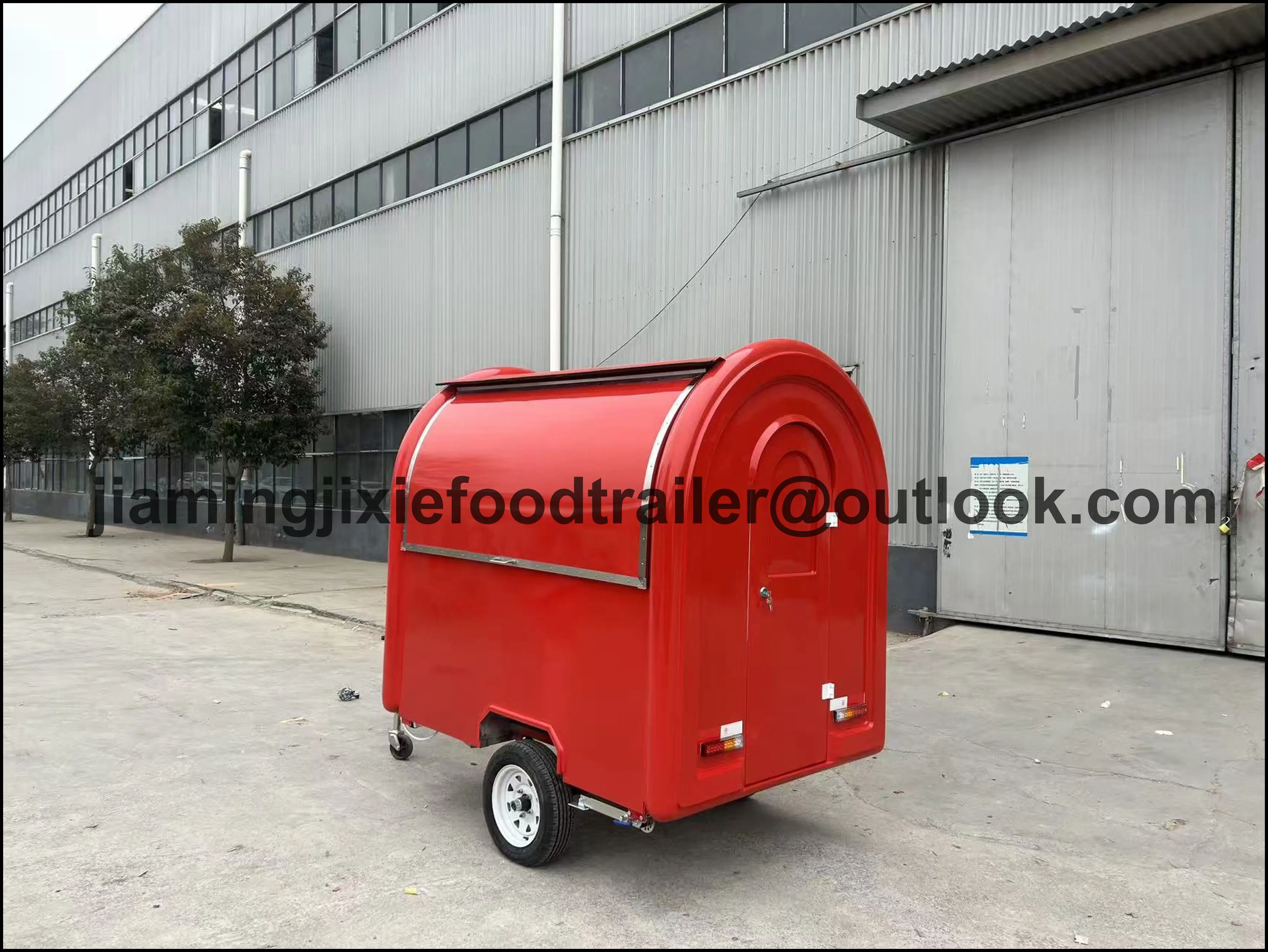 

Мобильная тележка для хот-догов из стекловолокна, многофункциональный фургон для быстрого питания, кофейный прицеп для ресторана