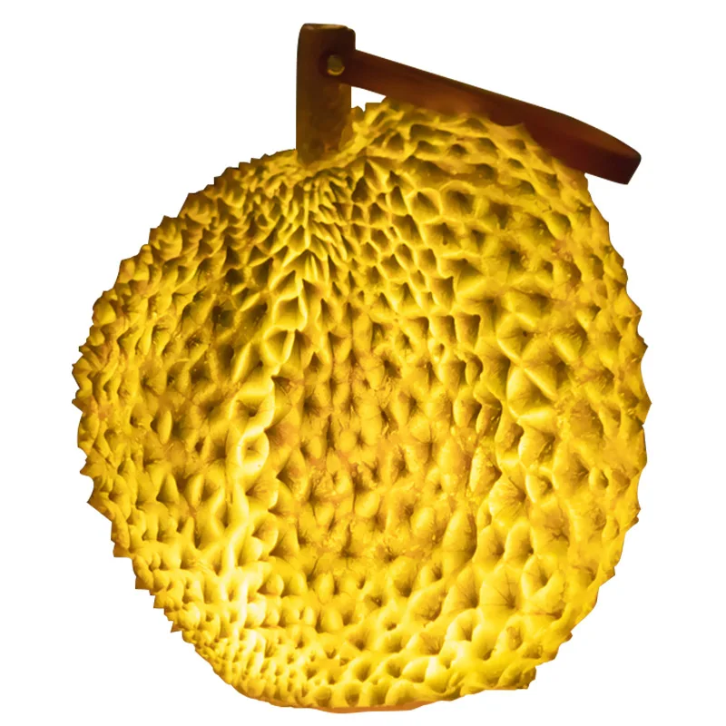 

Simulated luminous durian portable hanging chandelier landscape garden decoration fruit ornament sculpture cultural tourism
