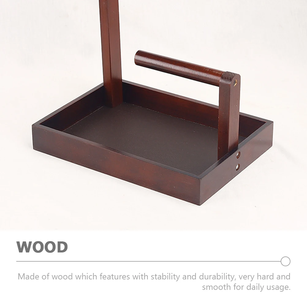 

Bracelet Display St Holder Necklace ganizer Wood Jewelry Rack Storage Tray For Keychain Hair Ties Scrunchies Desktop Decor
