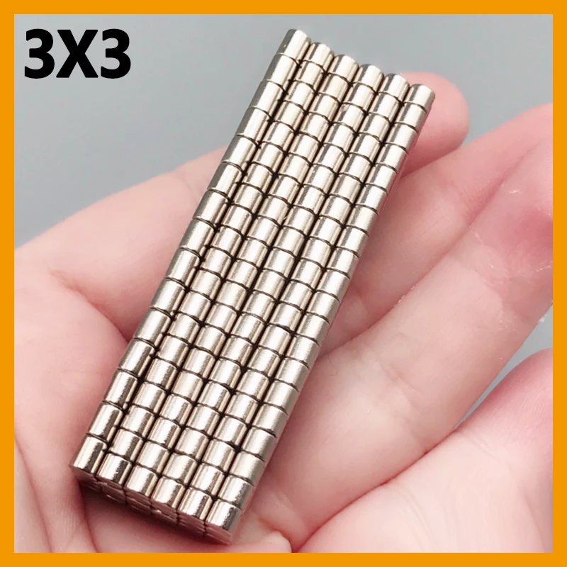 

20-10000pcs 3x3mm Magnet Small Round Mini Shape Science Craft Diy Office Whiteboard Refrigerator Fridge 3*3mm Accessory