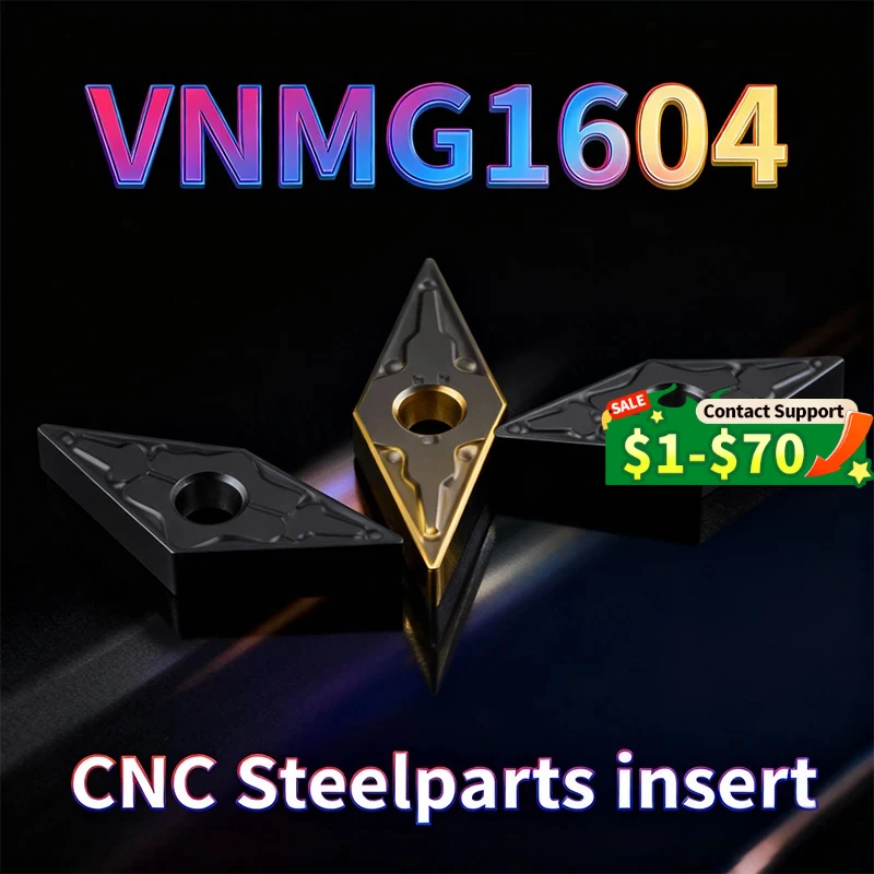 

VNMG16 MA/TM YZ6030 JC5020 JC800 Твердосплавная вставка для внешнего токарного инструмента MVQNR/L Лезвие VNMG для стального резака Токарный станок с ЧПУ